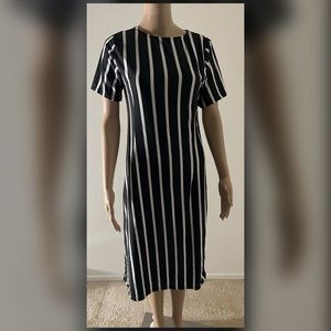 Black and white dress